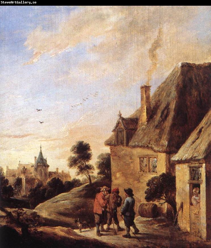 TENIERS, David the Younger Village Scene  ar